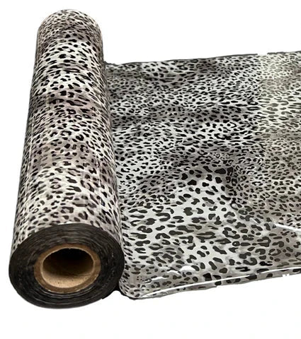 Metallic Textile Foil - Stella Leopard