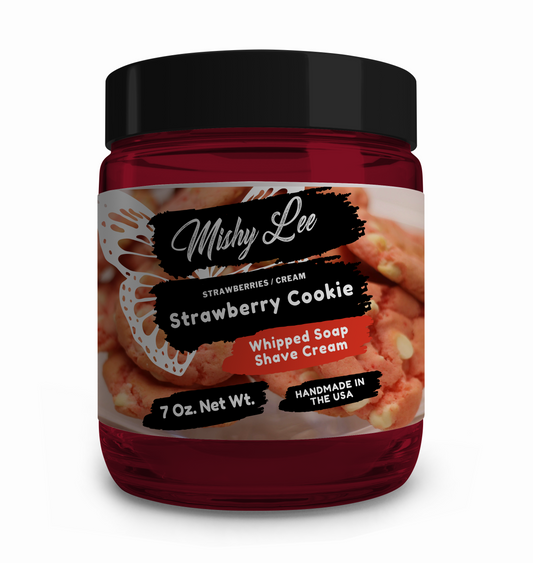 Strawberry Cookie Whipped Soap and Shave - 7 Oz.