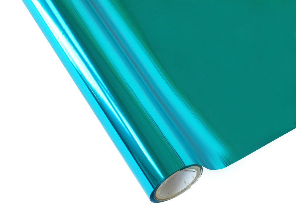 Metallic Textile Foil - Teal