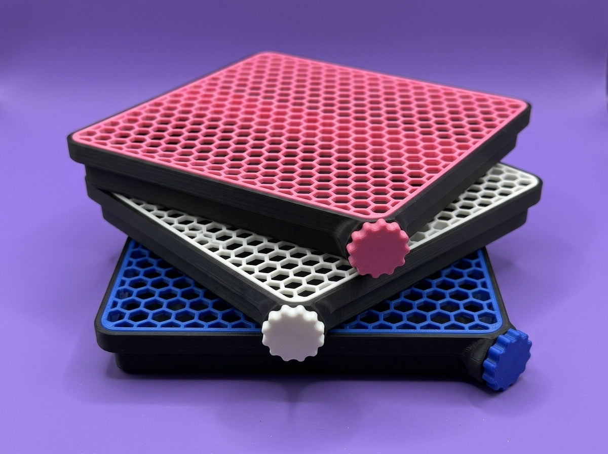 3D Printed Glitter Catch Tray / Hammer Combo
