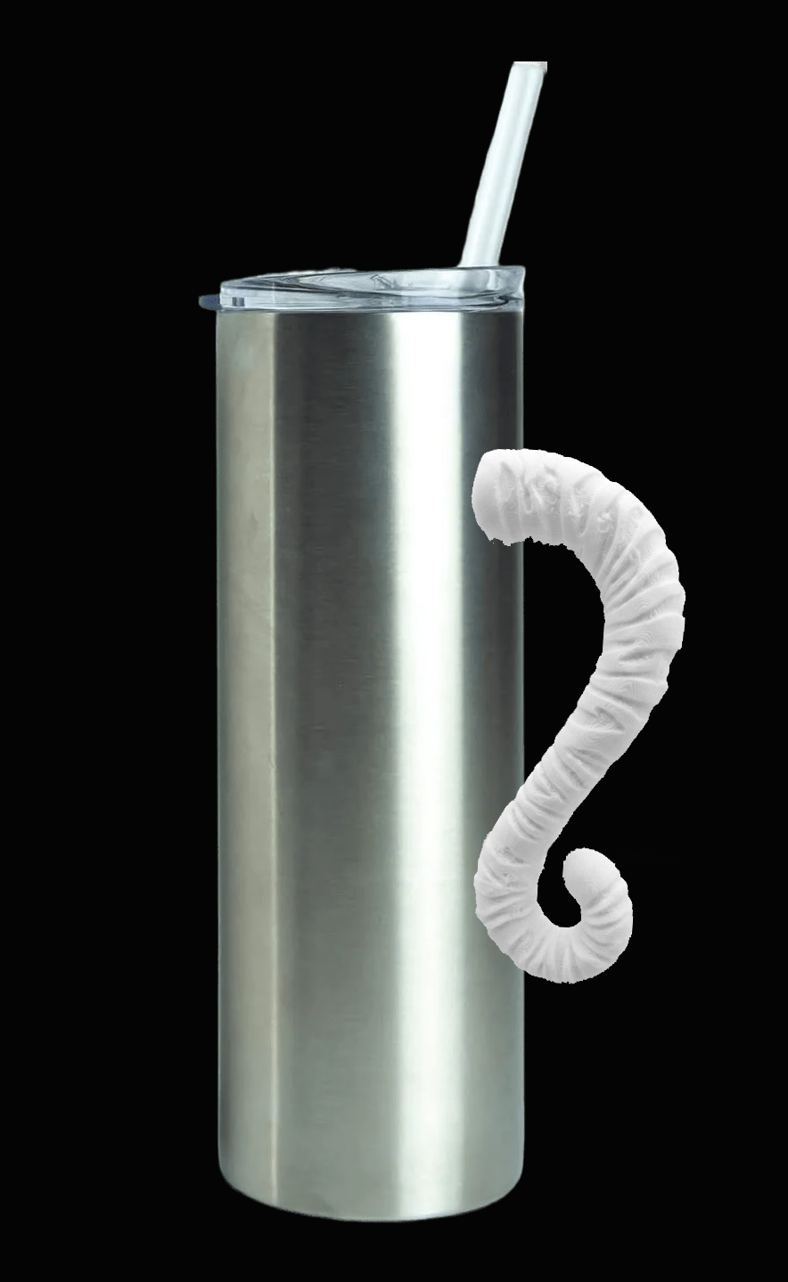 3D Printed Tumbler Handles - Multiple Designs - Series 2