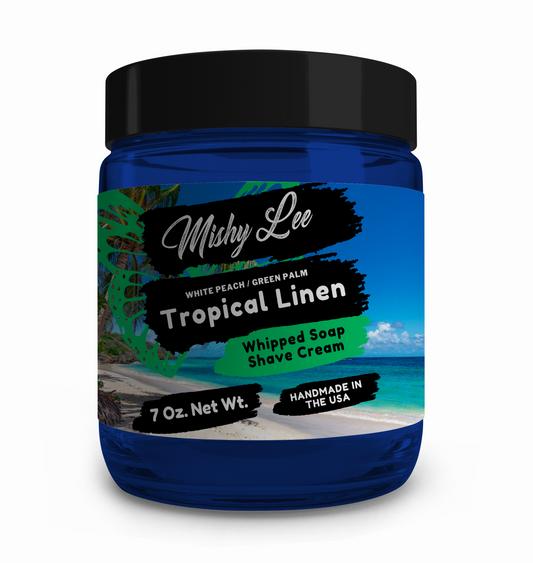 Tropical Linen Whipped Soap and Shave - 7 Oz.