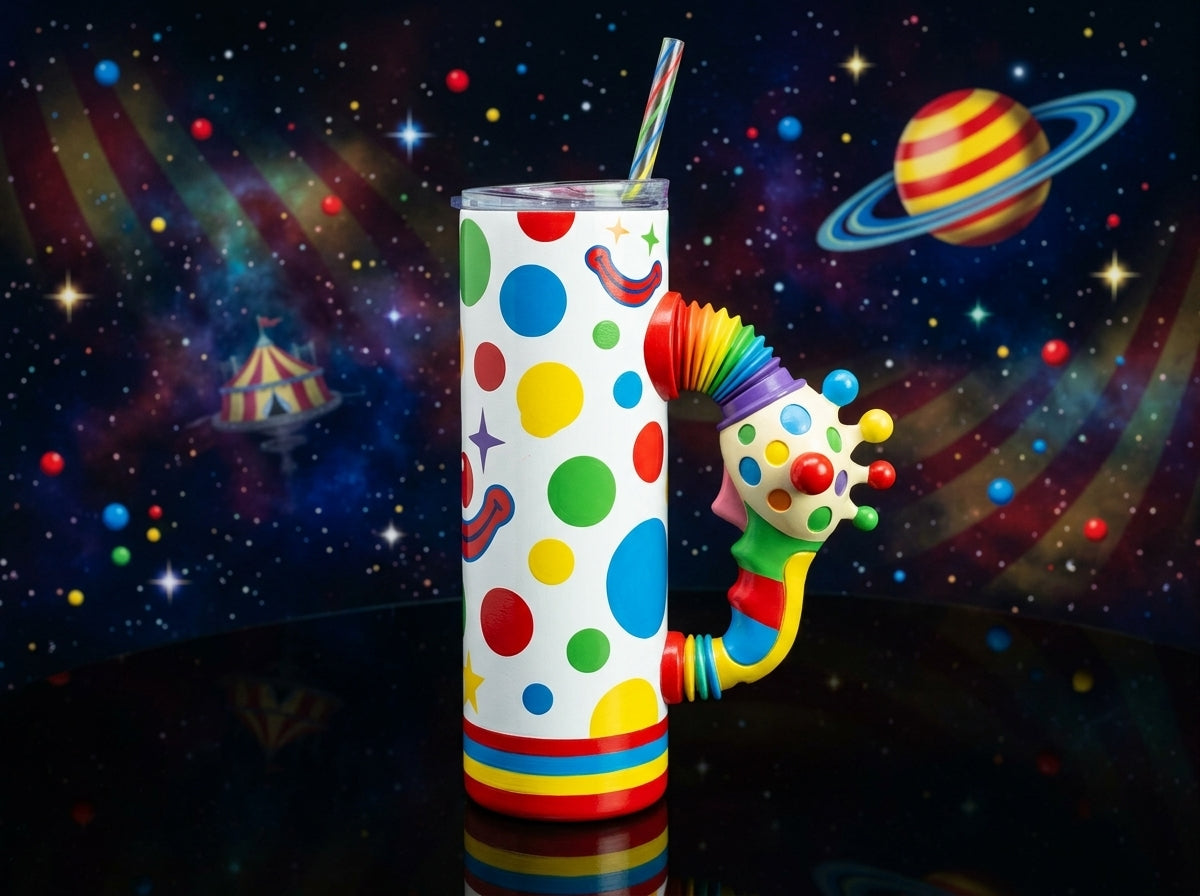 Clown Zapper V2 Tumbler Handle 3D Printing STL – Digital Download