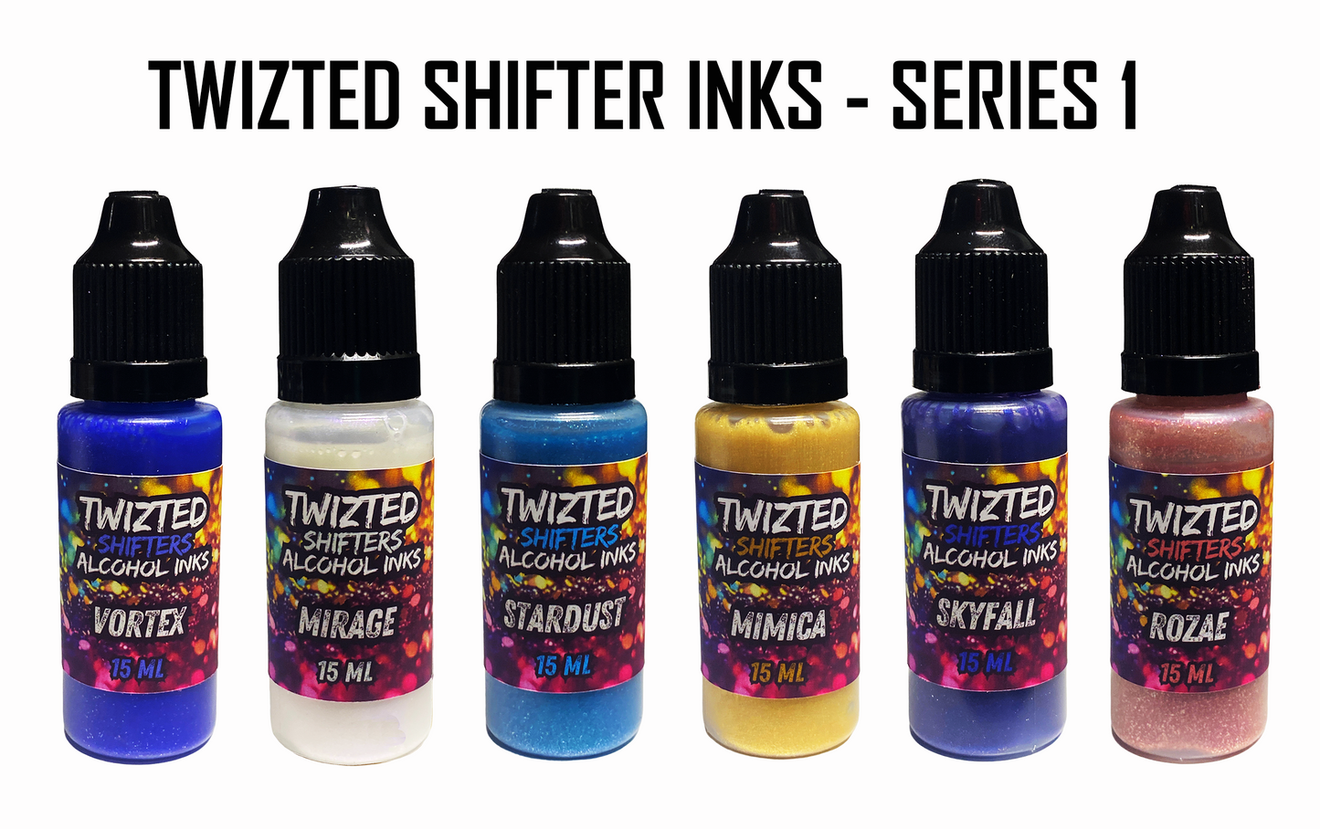 Mishy Lee Alcohol Inks - Twizted Shifters Inks - 15mL