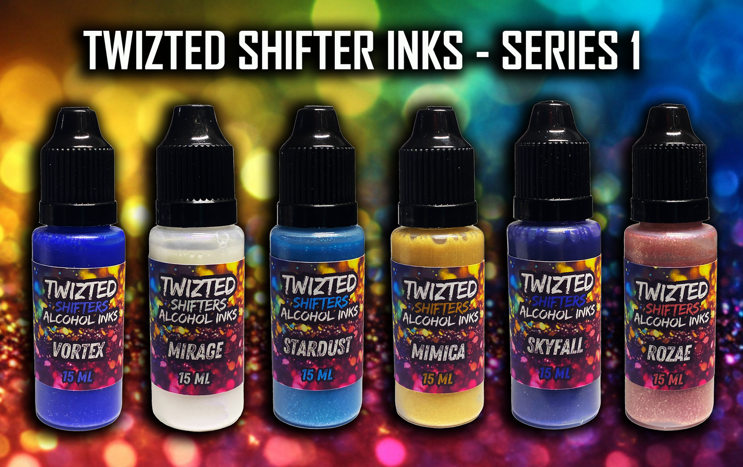 Mishy Lee Alcohol Inks - Twizted Shifters Inks - 15mL