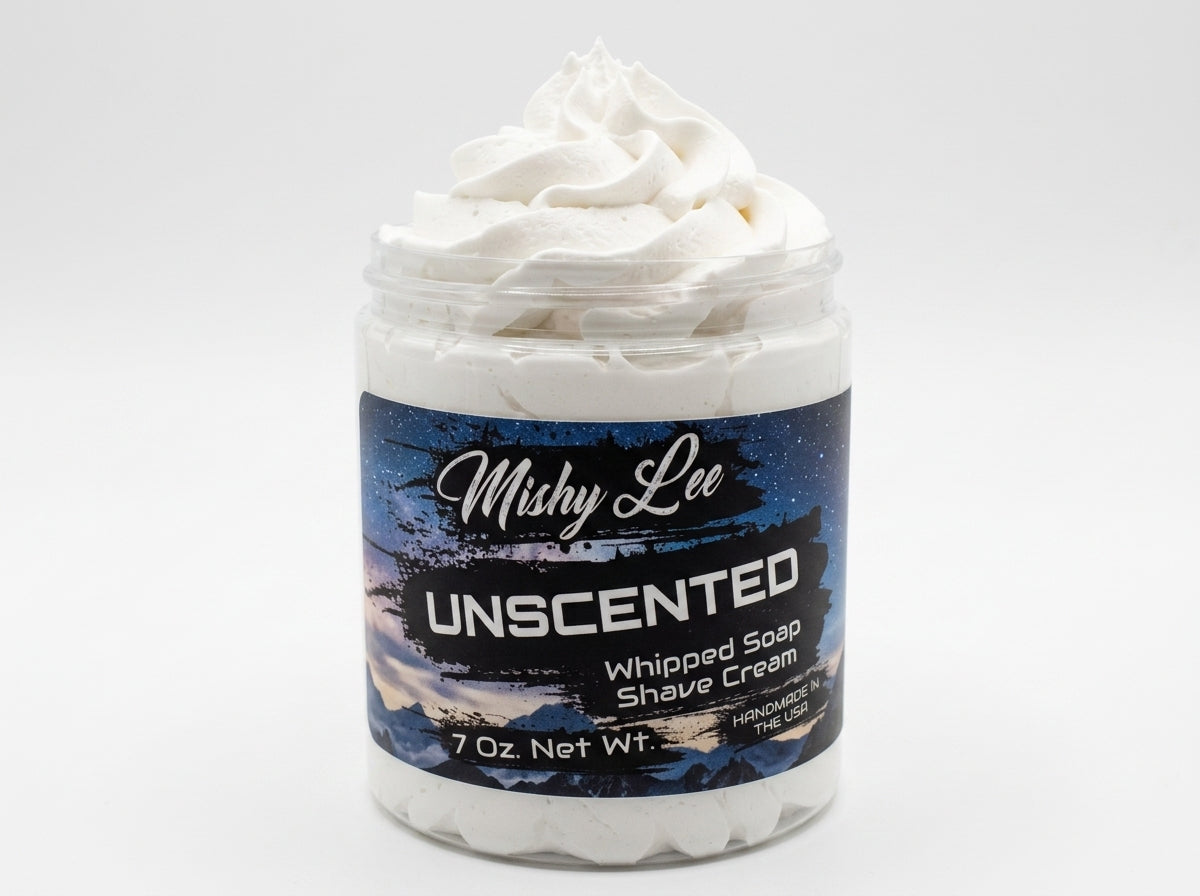 Unscented Whipped Soap and Shave Cream