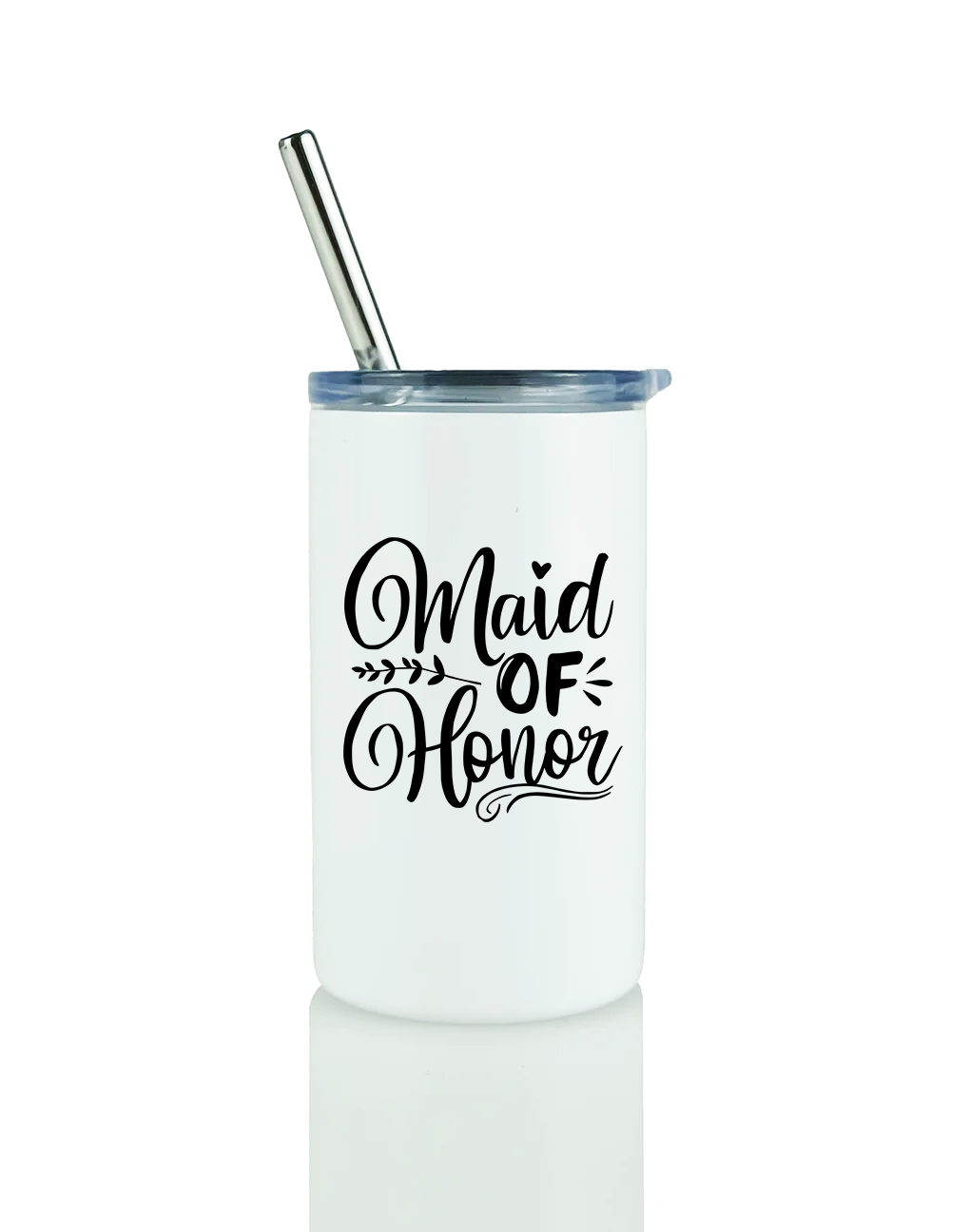 Bridal Party Skinny Tumbler Mini Shot Glass Tumbler 4-Pack - 3 Oz