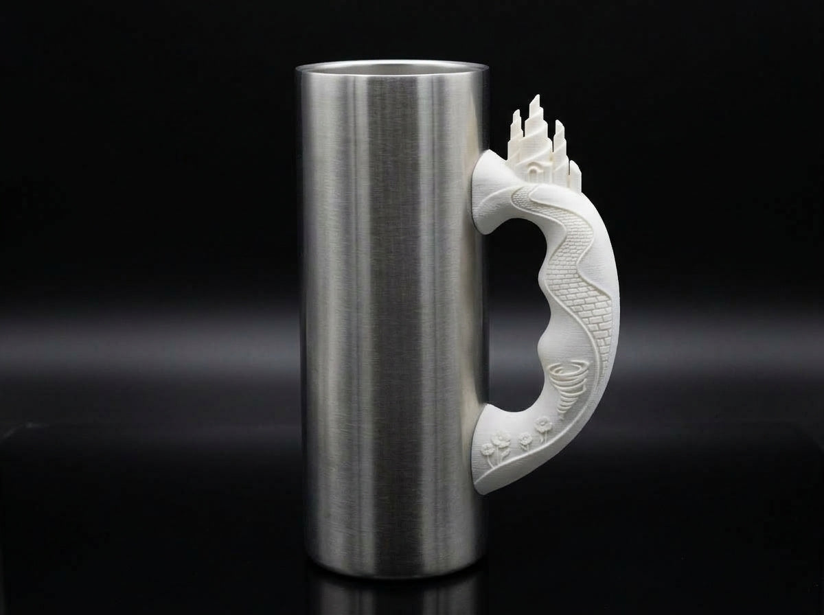 Emerald Castle Road Tumbler Handle 3D Printing STL – Digital Download