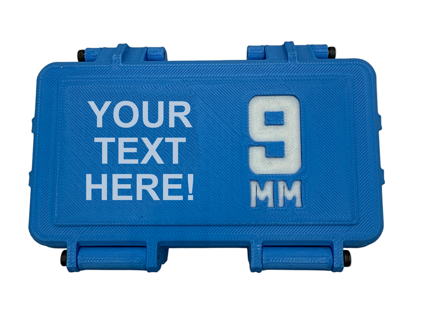 3D Printed 9mm 50-Count Ammo Box - Customizable