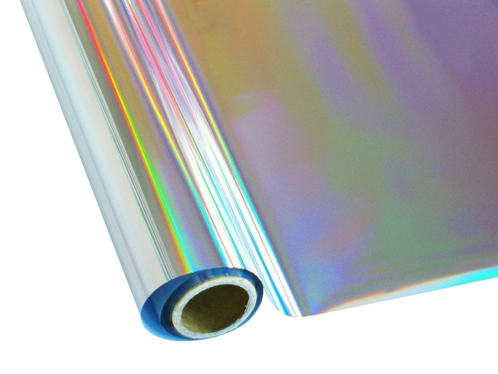 Metallic Holographic Textile Foil - Rainbow