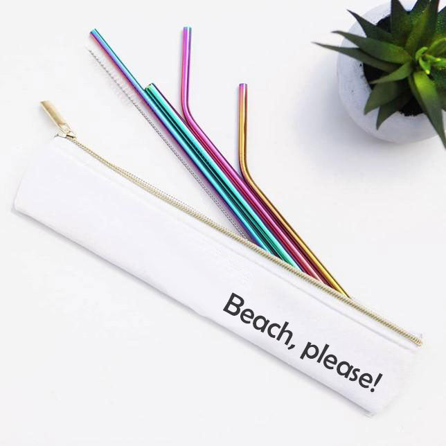 Stainless Steel Metal Straw Set