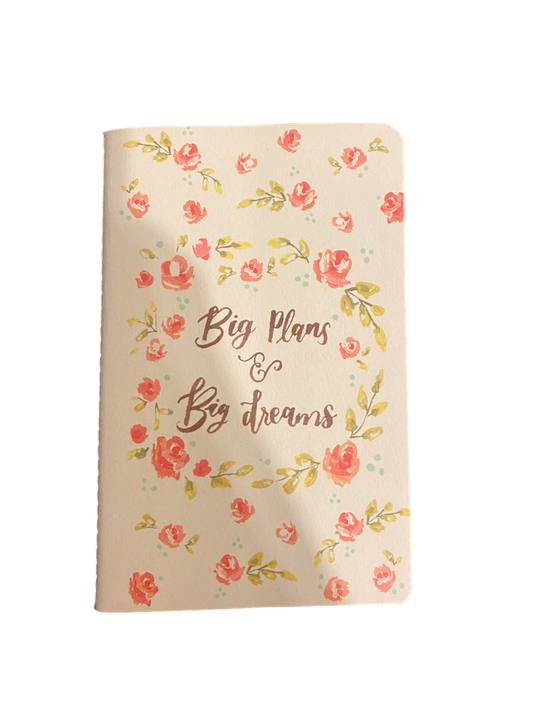 Big Plans Big Dreams Small Notebook