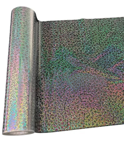 Metallic Holographic Textile Foil - Fiona Holographic