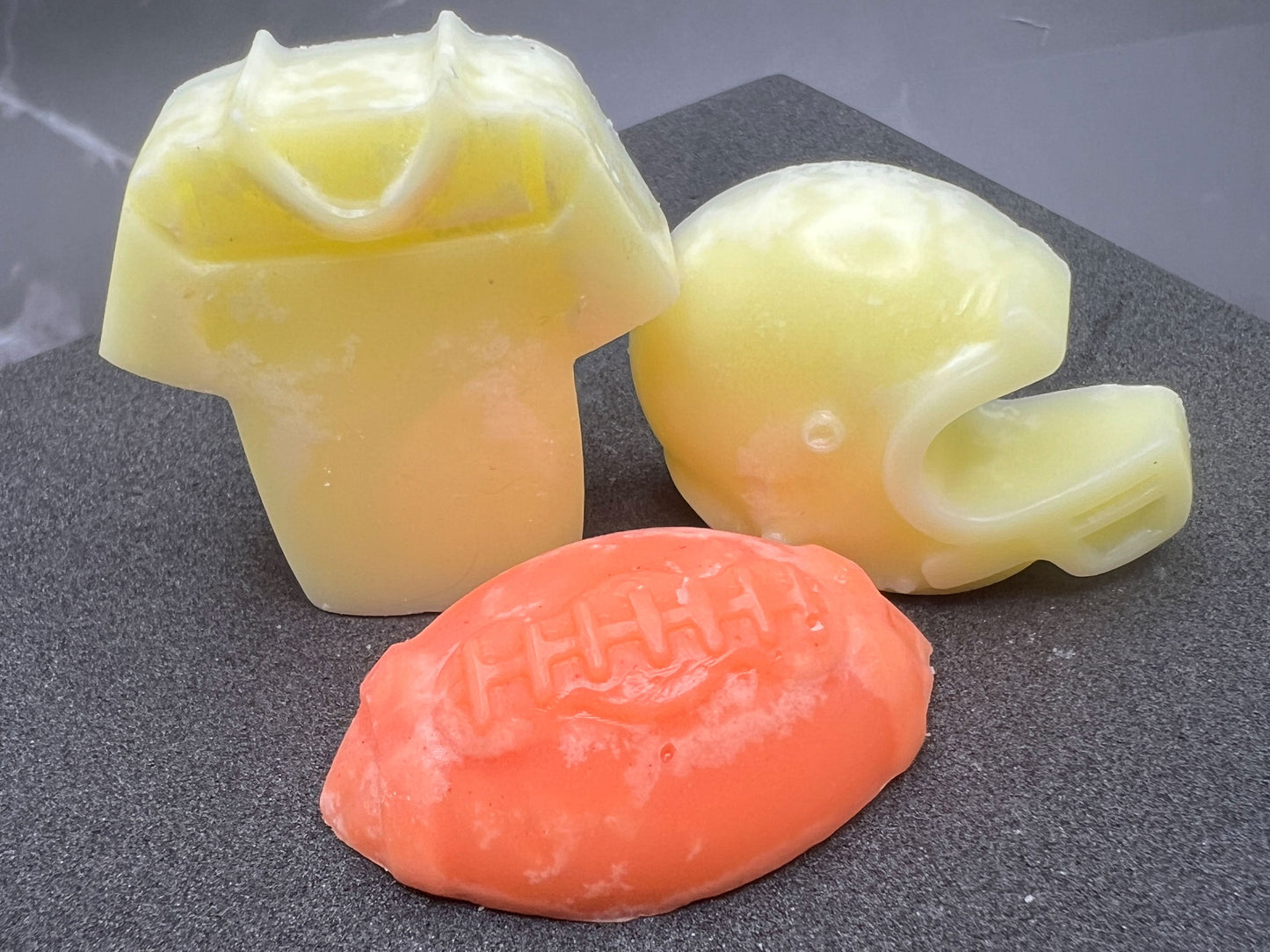 Custom Scented Wax Melts - Football Shapes - You Choose Scent/Color