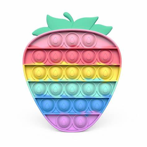 Rainbow Strawberry POP IT