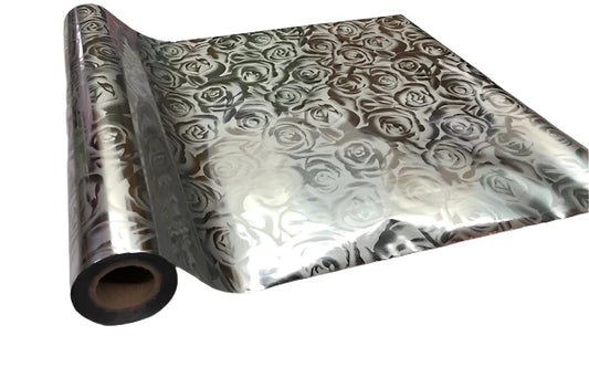 Metallic Textile Foil - Ramsey Rose Silver