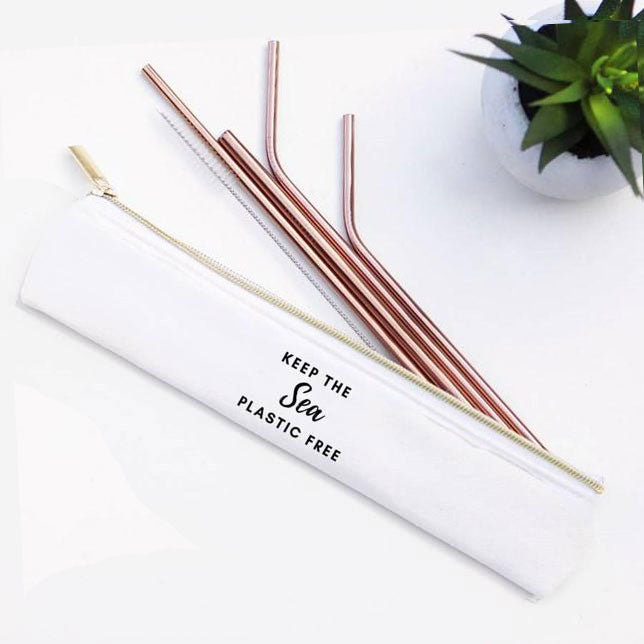 Stainless Steel Metal Straw Set