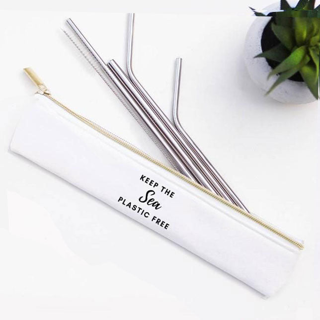 Stainless Steel Metal Straw Set