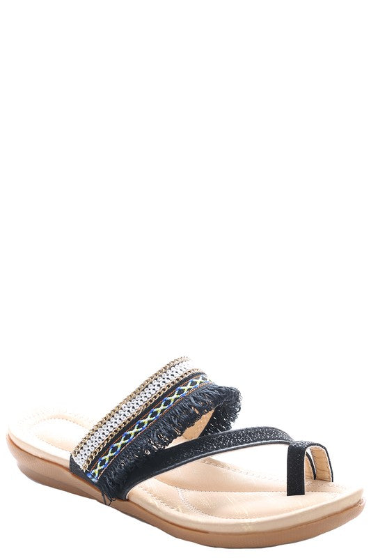 Tassel Toe Ring Sandal