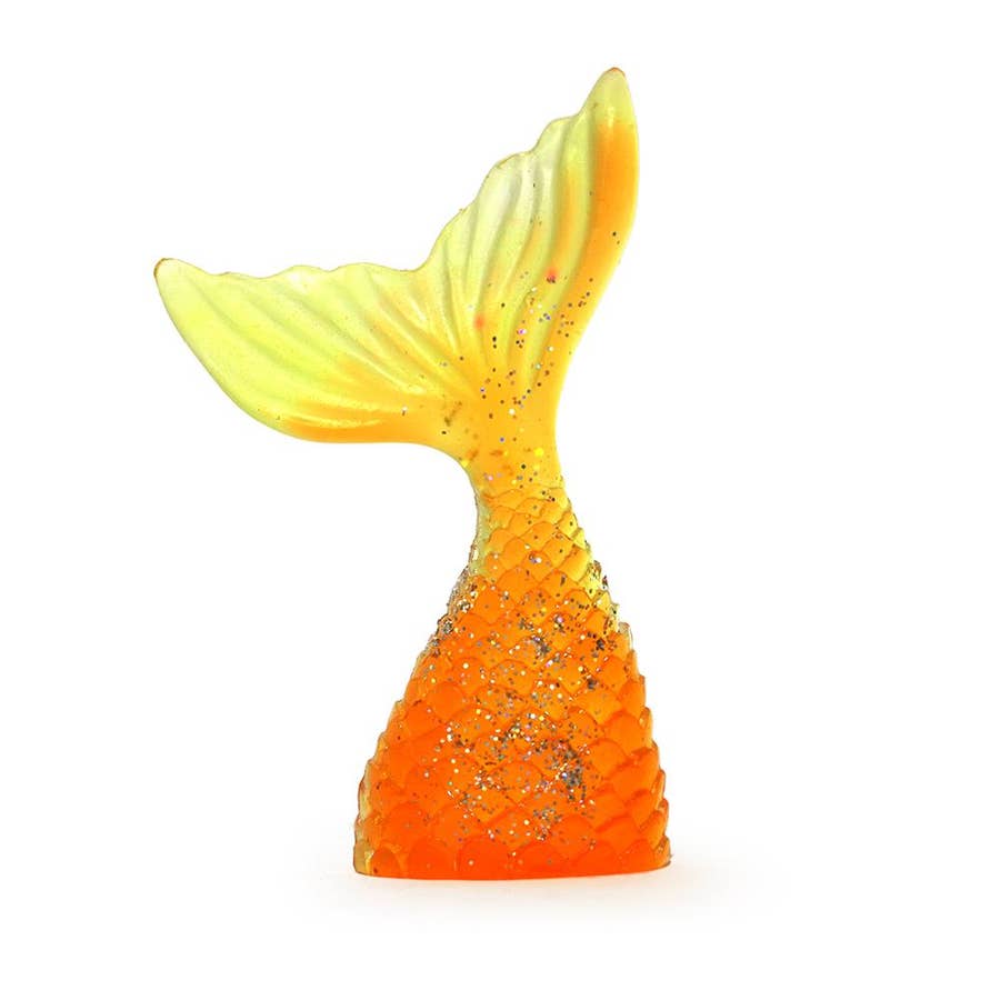 Glycerine Soap Yellow Mermaid Tail - Fruity Explosion