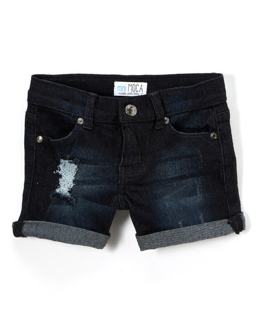 GIRLS' DENIM SHORTS