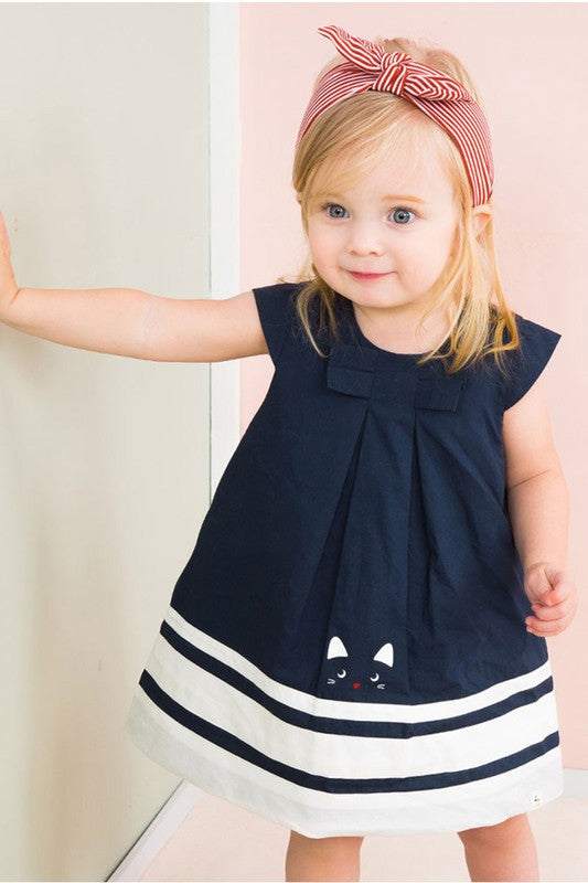 Cute cotton marine dress