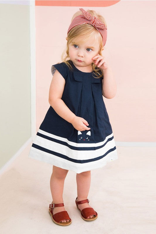 Cute cotton marine dress