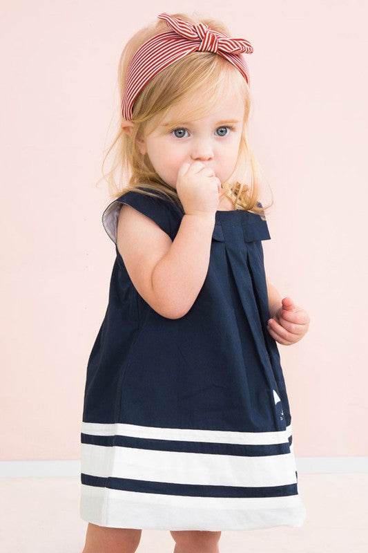 Cute cotton marine dress