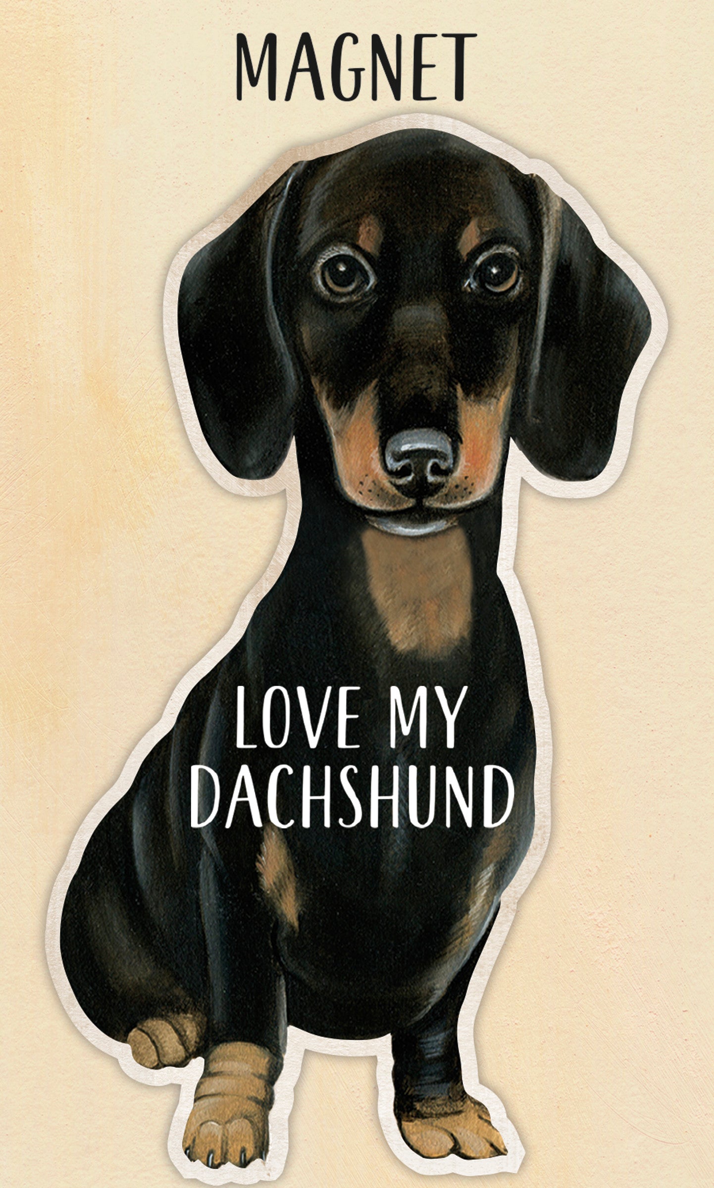 Magnet - Love My Dachshund