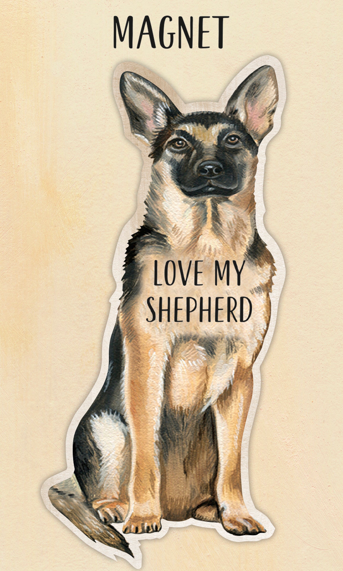 Magnet - Love My Shepherd