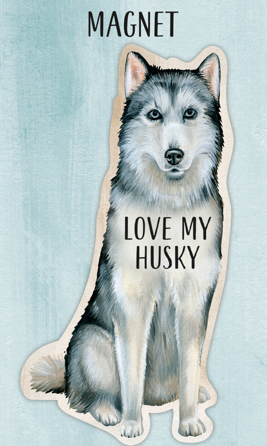 Magnet - Love My Husky