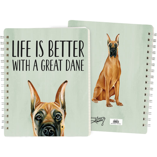 Spiral Notebook - Great Dane