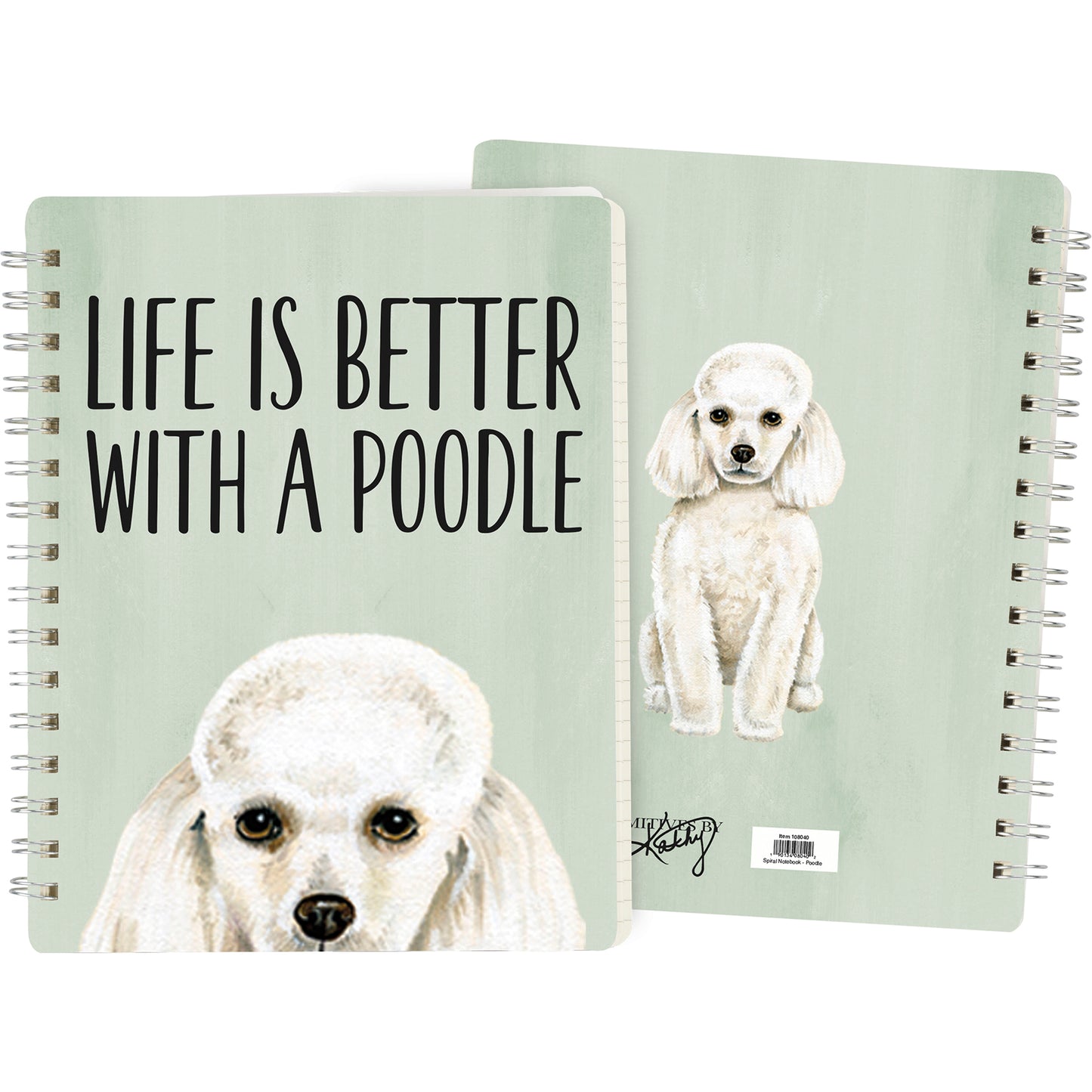 Spiral Notebook - Poodle