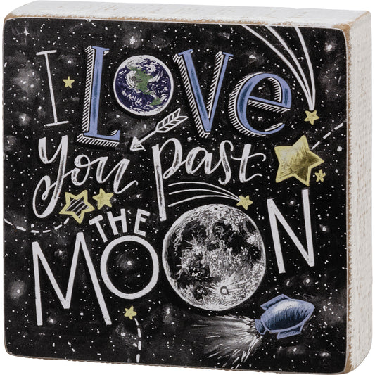 Chalk Sign - Love You Past The Moon