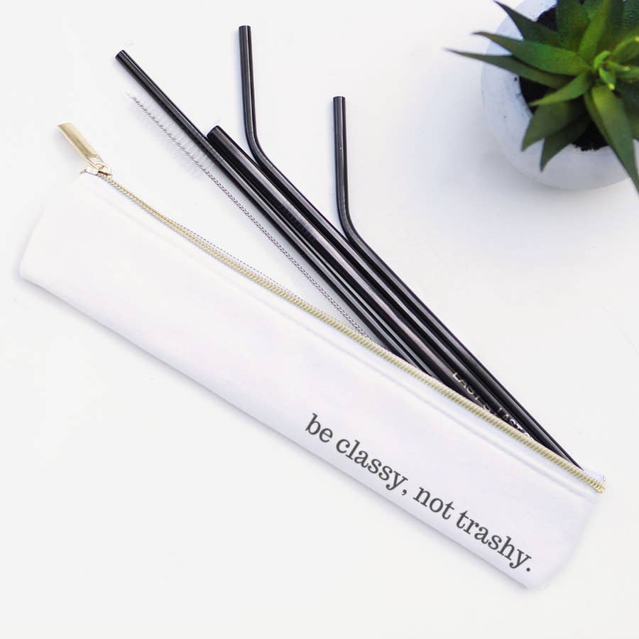 Stainless Steel Metal Straw Set