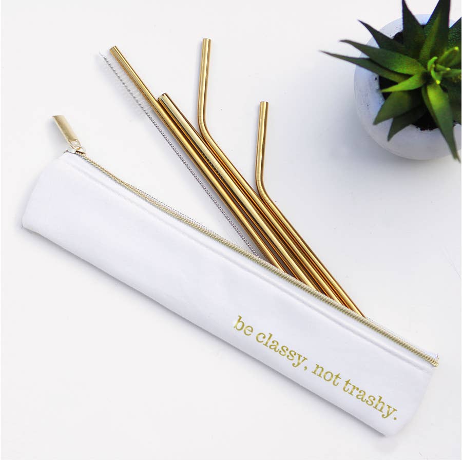 Stainless Steel Metal Straw Set