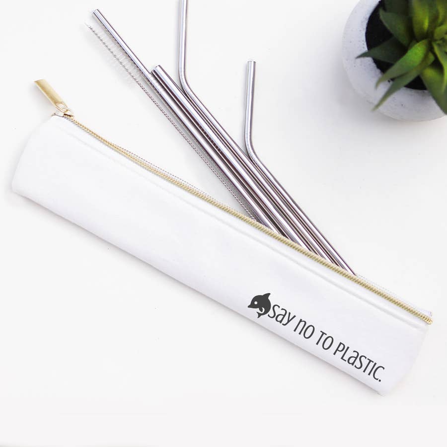 Stainless Steel Metal Straw Set