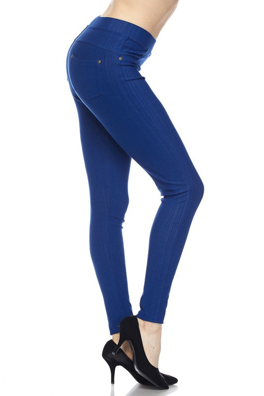 ROYAL BLUE HYBRID DENIM ONE SIZE Jeggings