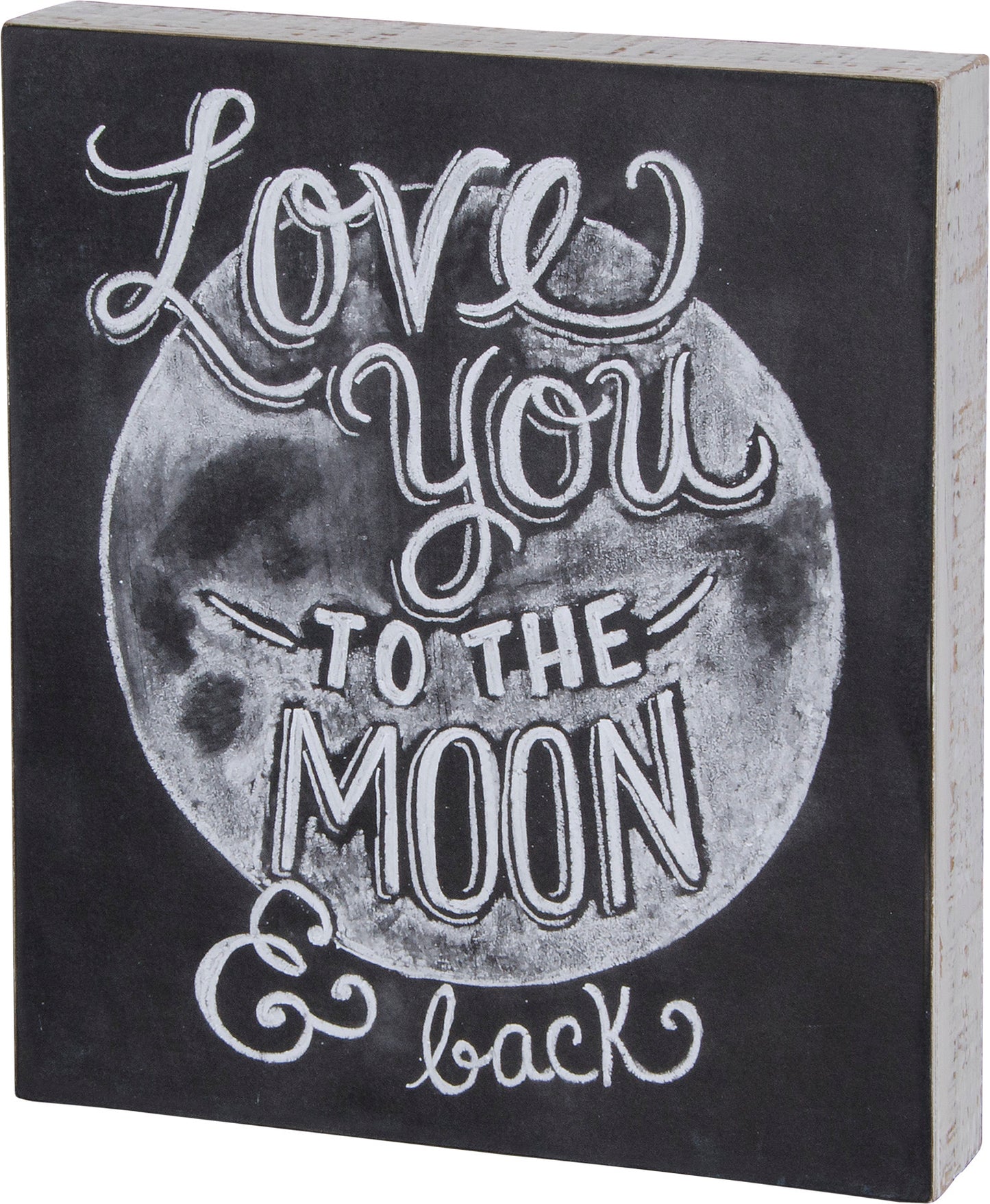 Chalk Sign - Love You To The Moon And Back