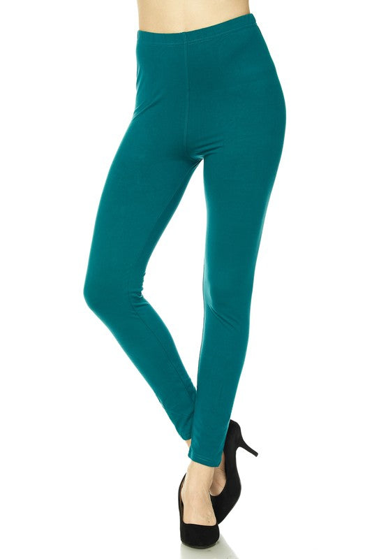 JADE SOLID Brushed Ankle ONE SIZE Leggings