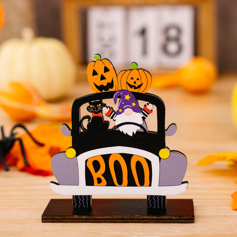 3-Piece Halloween Element Car-Shape Decorations