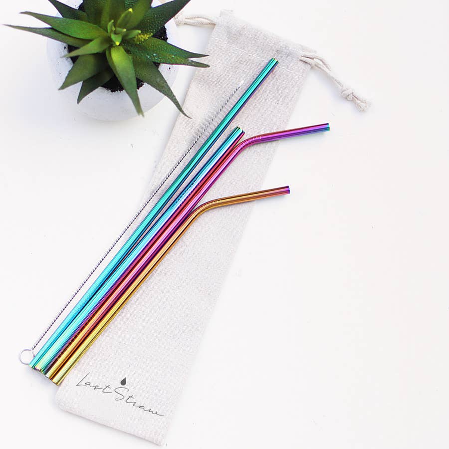 ECO-FRIENDLY SUMMER STAINLESS STRAW SETS