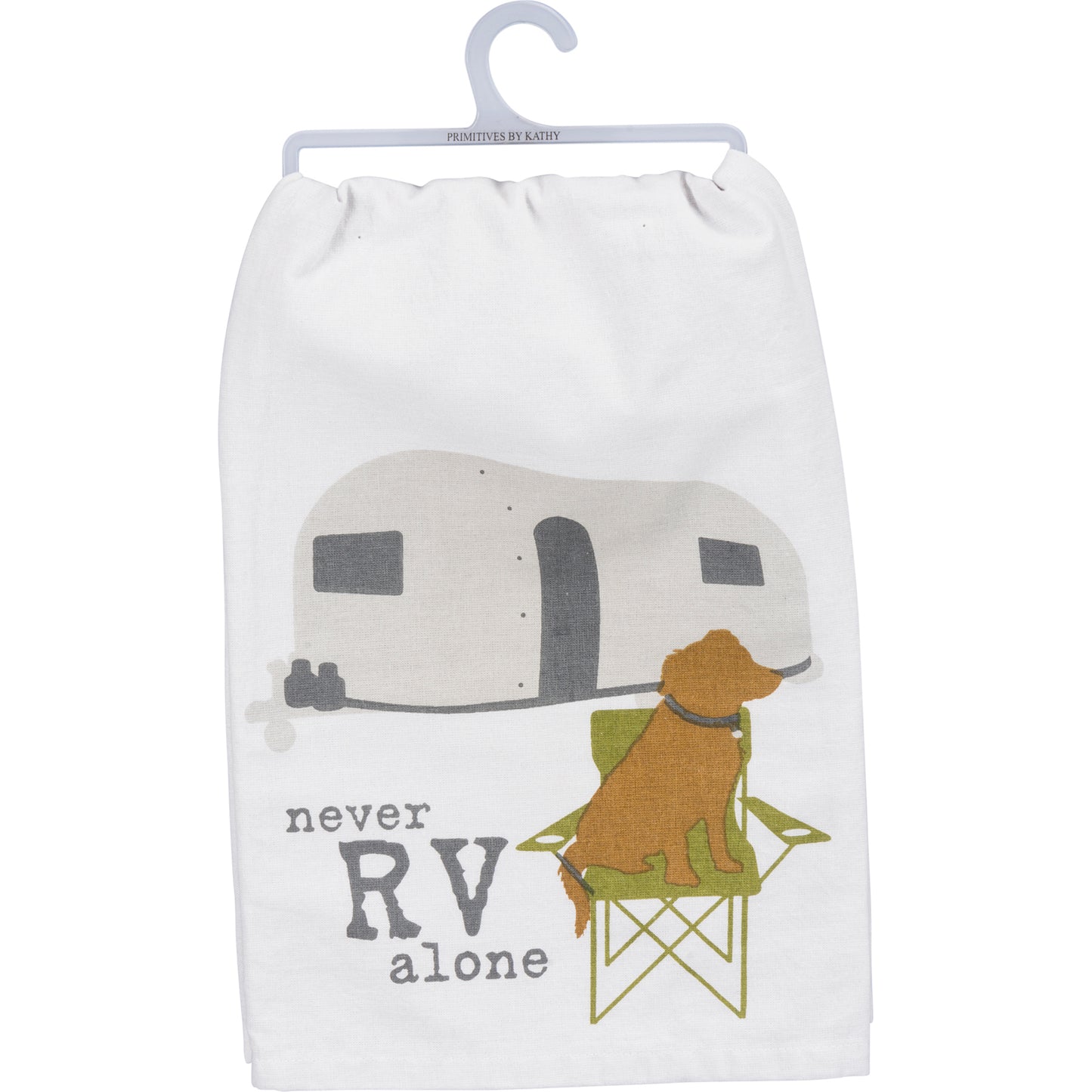 Dish Towel - Never RV Alone