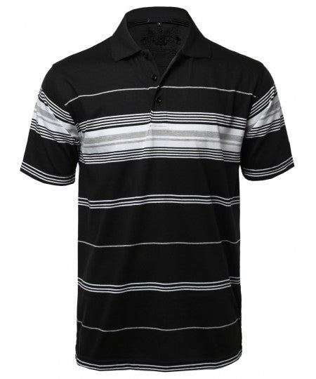 Men's Stripe Polo