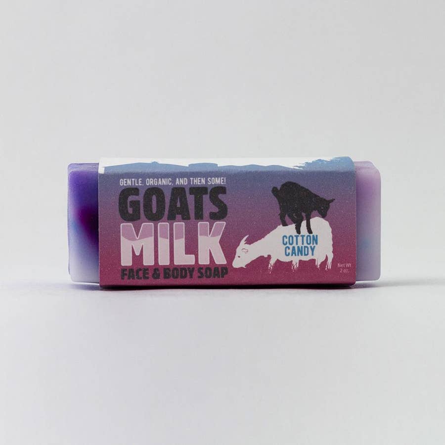 Goats Milk Soap Bar - Cotton Candy