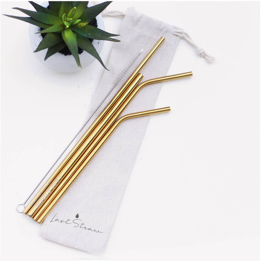 ECO-FRIENDLY SUMMER STAINLESS STRAW SETS