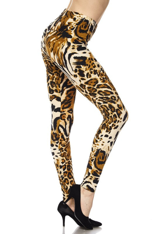 Animal  Print ONE Size Leggings