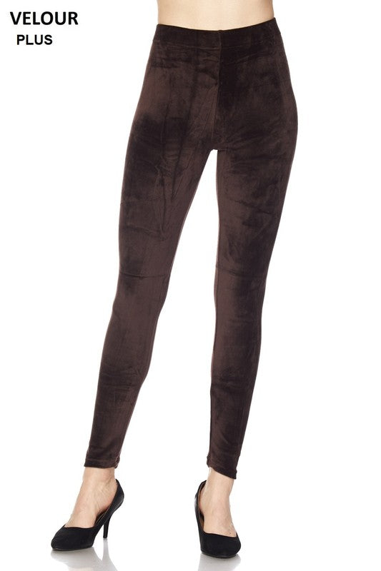 PLUS Super soft velvet bottoms feature a high elastic waistband