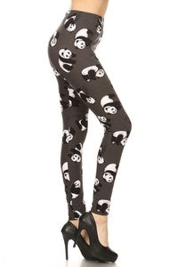 Panda PrInt One Size Leggings