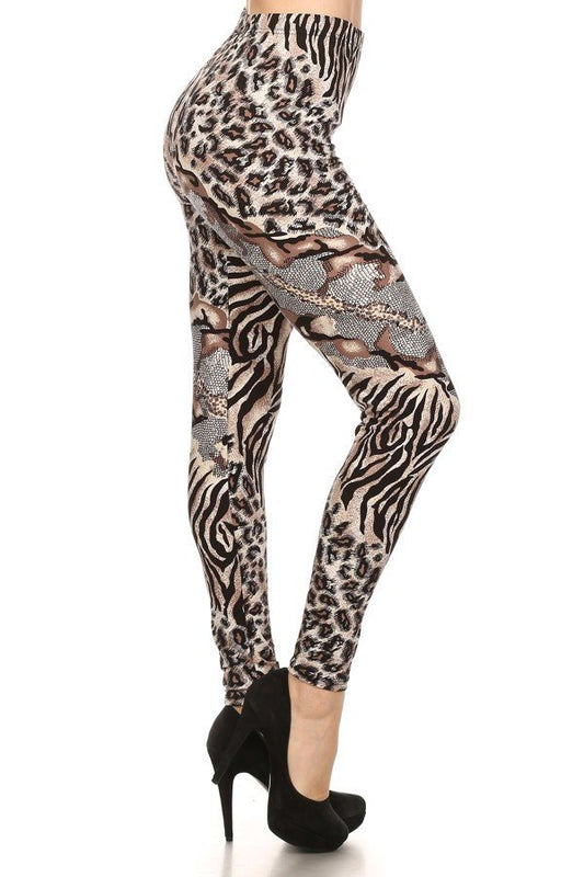 Animal Print One Size Leggings